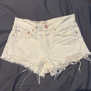 Free people white shorts